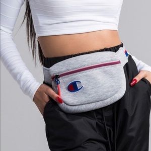 champion attribute 2.0 white fanny pack